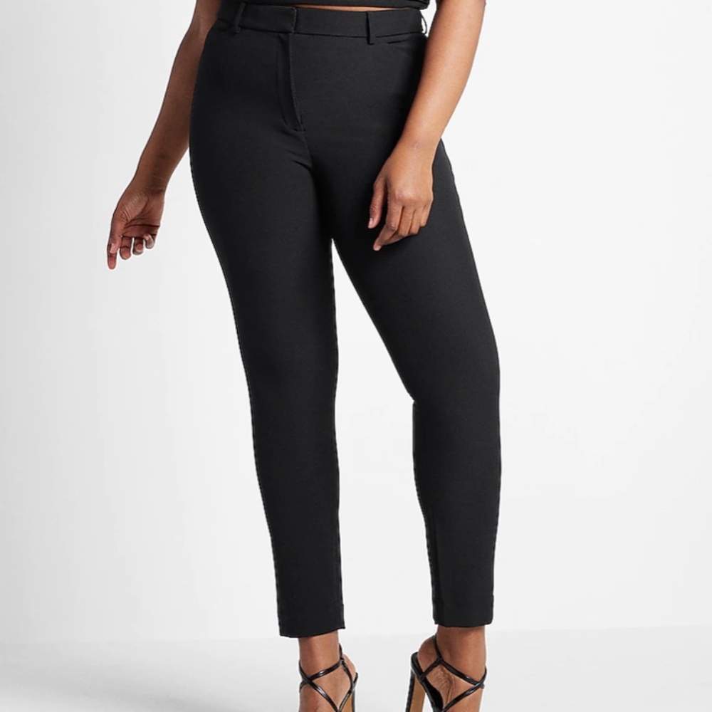 Express Editor High Waisted Supersoft Twill Skinny Pant